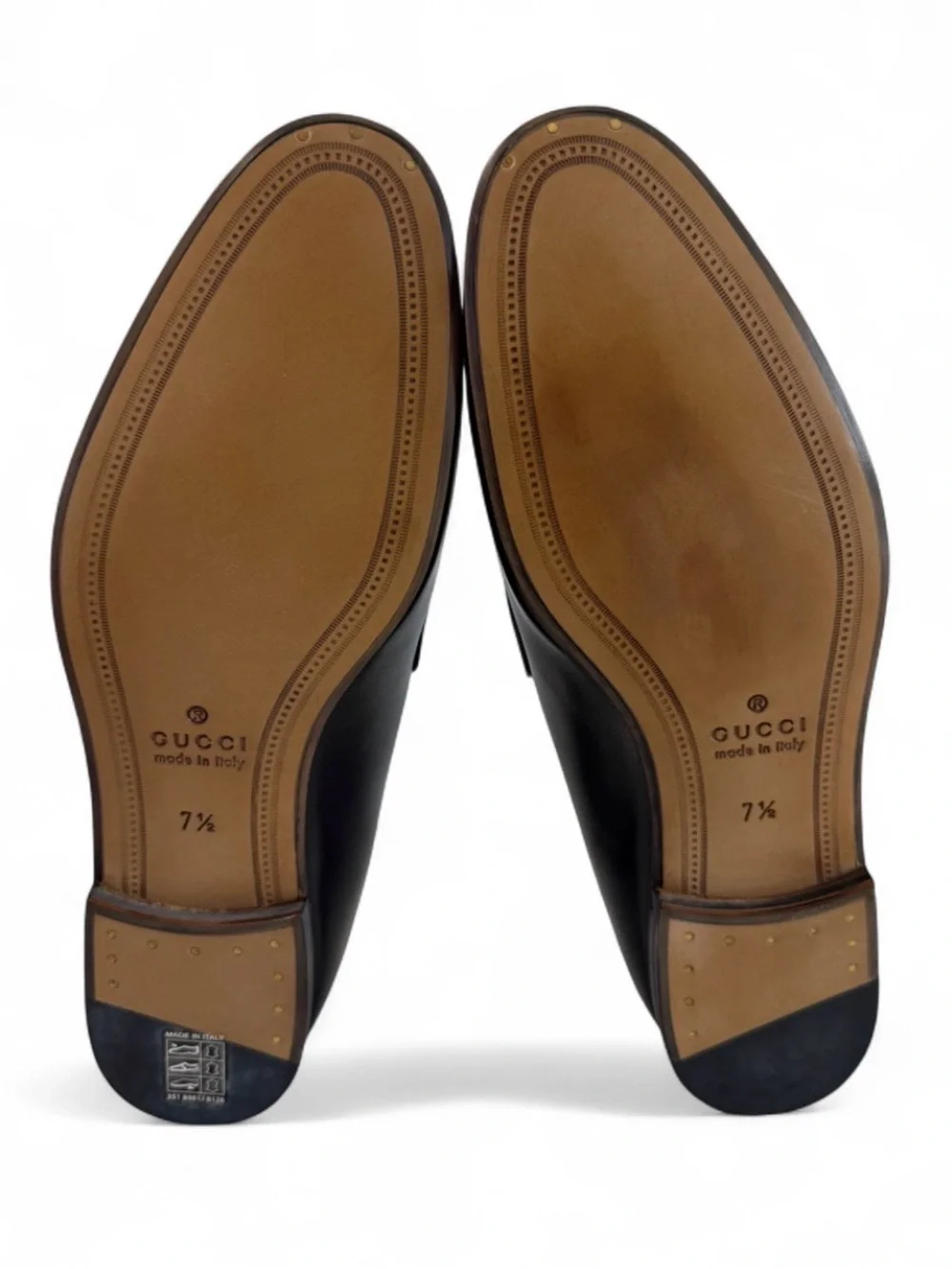 Gucci black leather